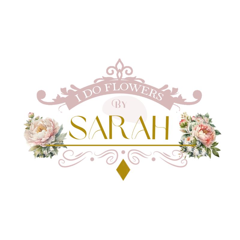 I Do Flowers by Sarah Logo