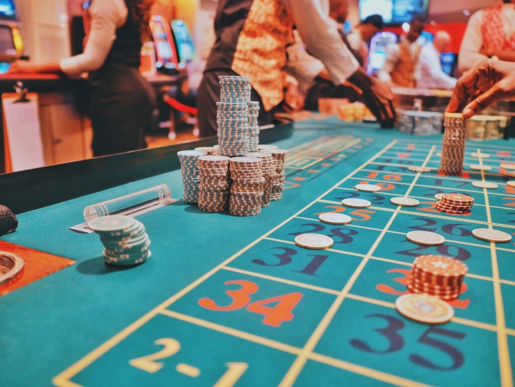 Casino night table