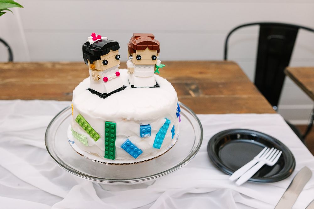Lego wedding cake