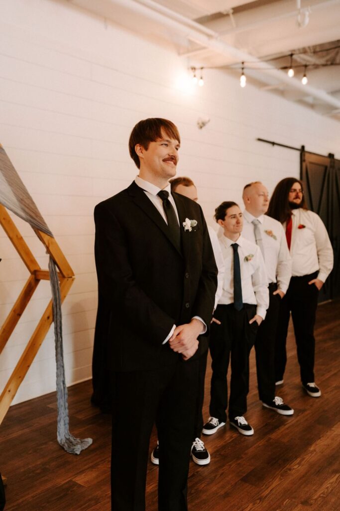 Happy groom 