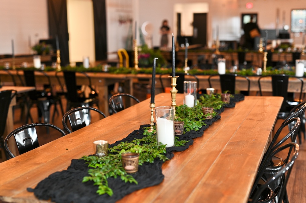 Tablescape display at BASH