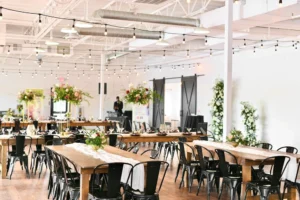 Wedding reception at BASH in Carmel, IN