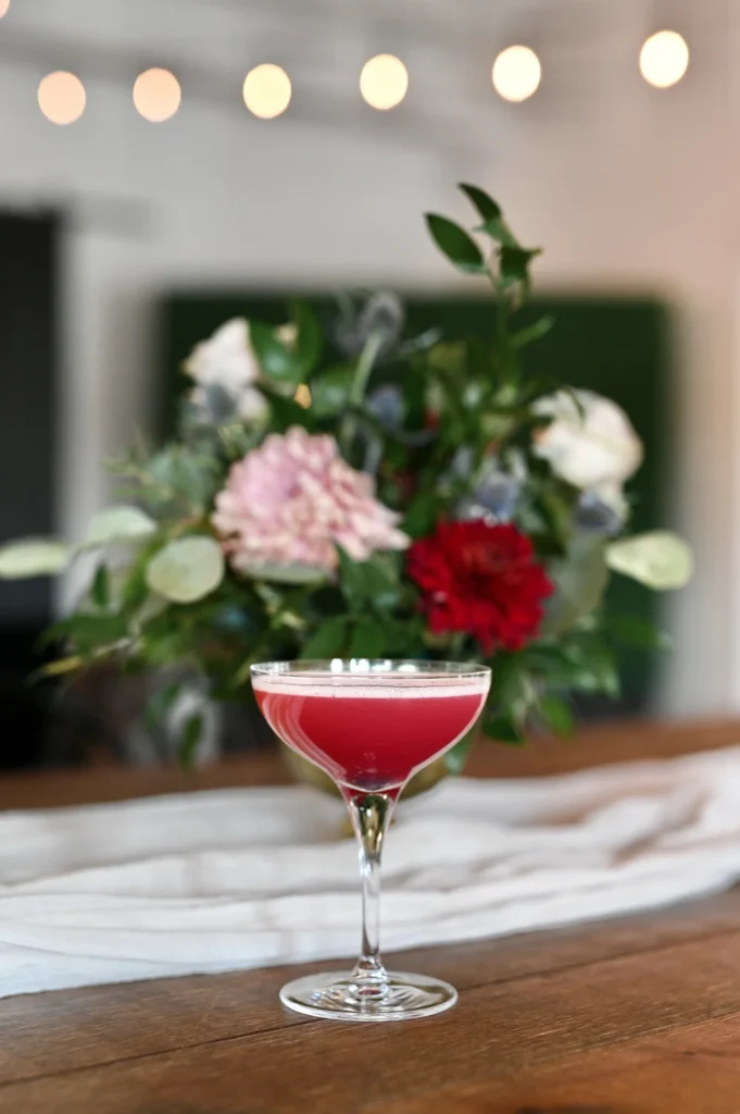 Signature cocktail at BASH in Carmel, IN
