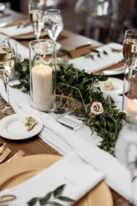 Table settings at BASH in Carmel, IN