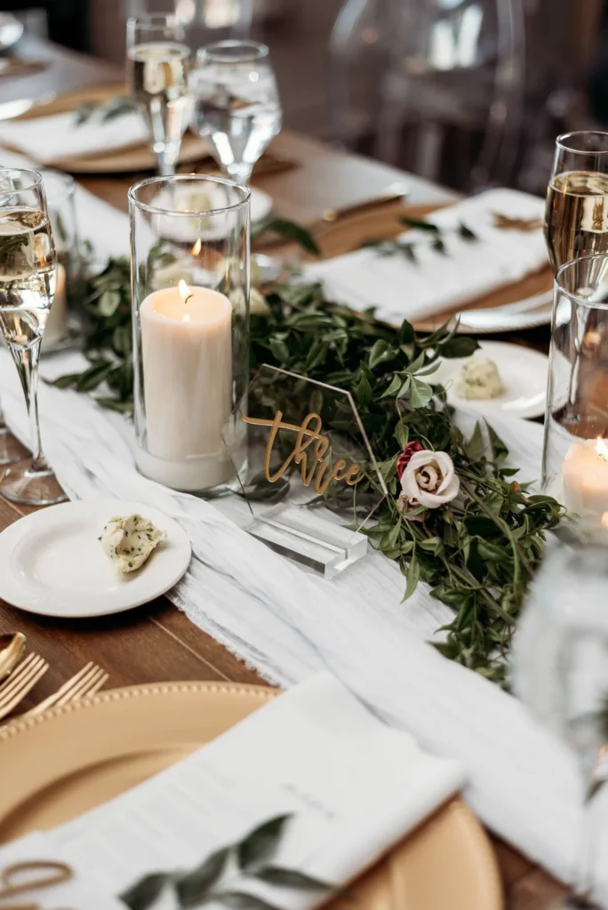 Table settings at BASH in Carmel, IN