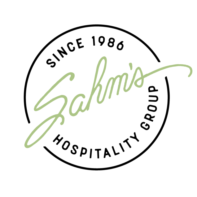 Sahm's Hospitality Group logo - preferred catering partner at BASH