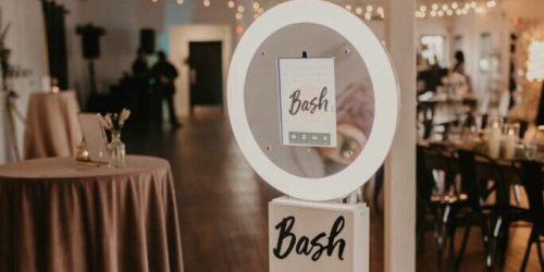 Photo booth rental at BASH event venue in Carmel Indiana